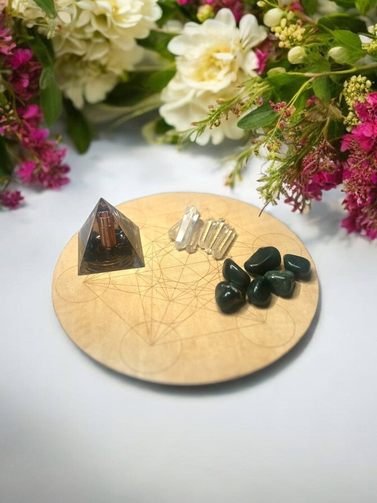 “As Above, So Below” Star of David Crystal Grid – Energy Amplification & Protection - JoyfulBliss Co.