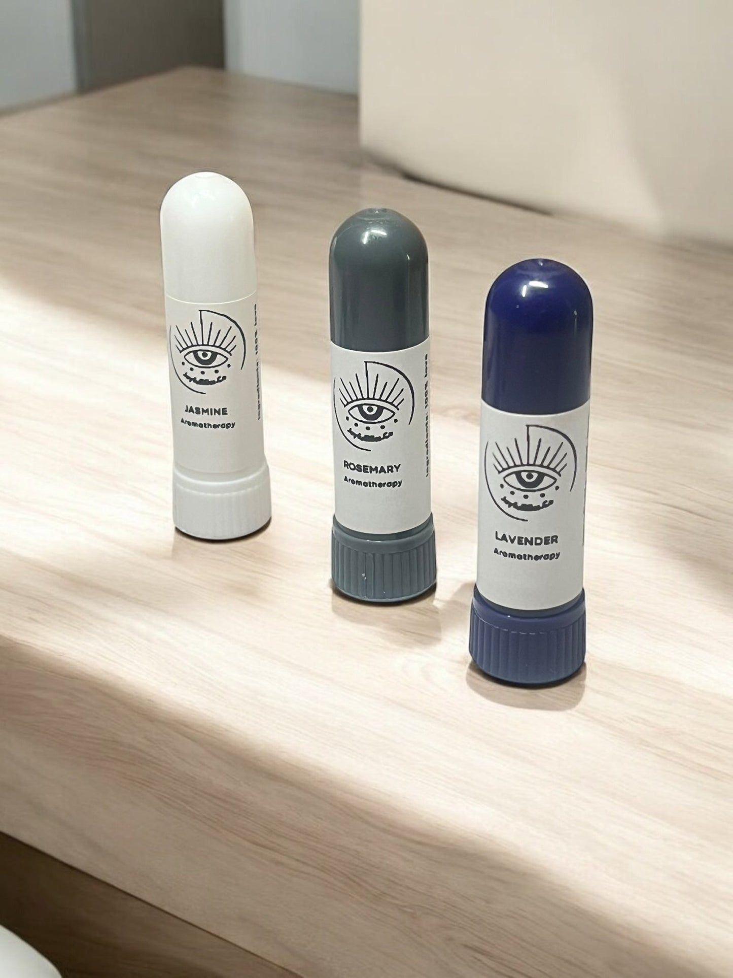 Balance & Bliss Aromatherapy Inhaler Trio – Jasmine, Rosemary, Lavender - JoyfulBliss Co.