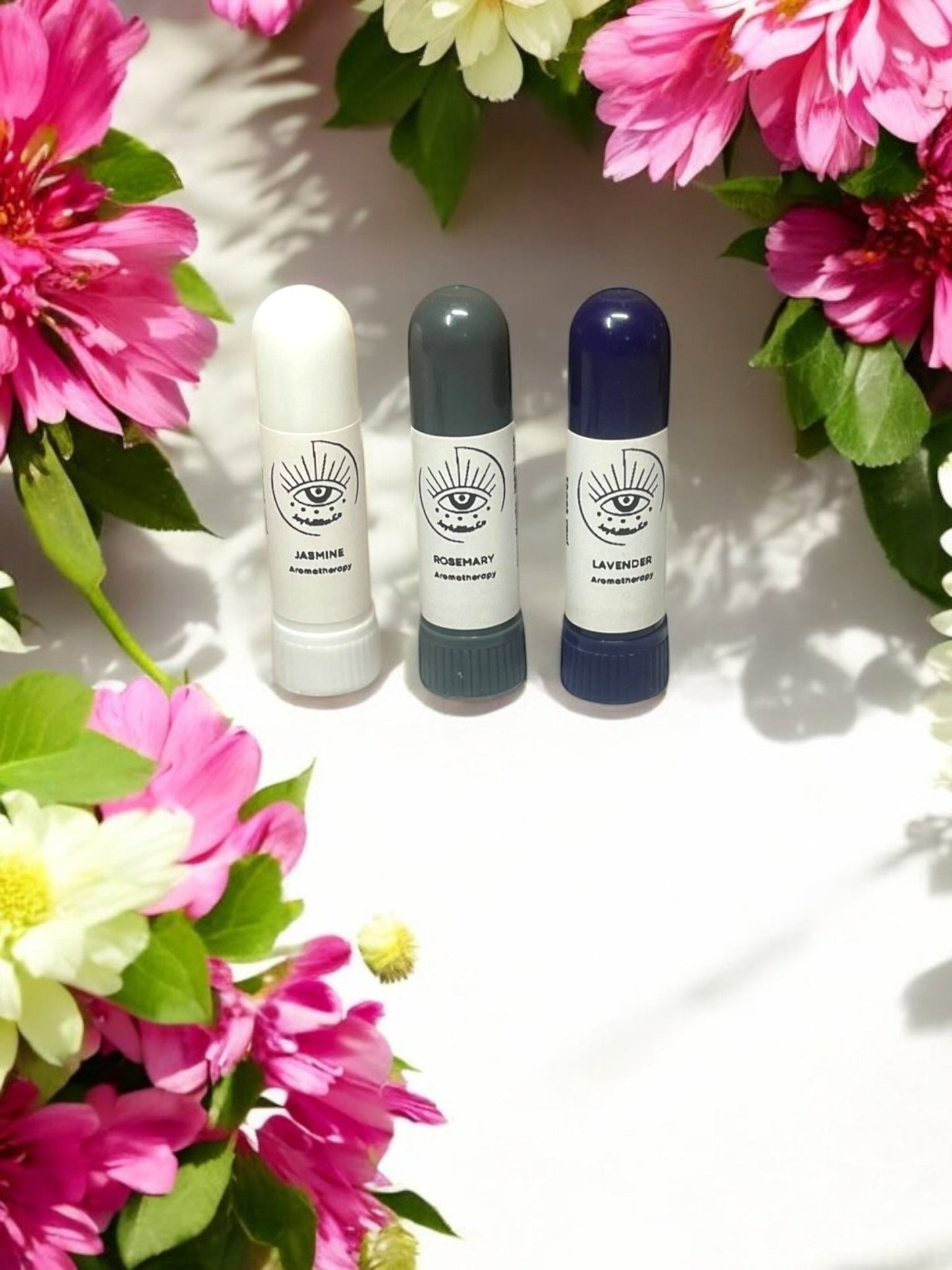 Balance & Bliss Aromatherapy Inhaler Trio – Jasmine, Rosemary, Lavender - JoyfulBliss Co.