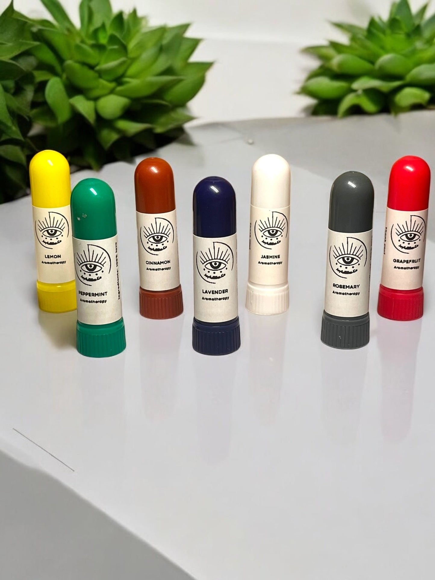 Balance & Bliss Aromatherapy Inhaler Trio – Jasmine, Rosemary, Lavender - JoyfulBliss Co.