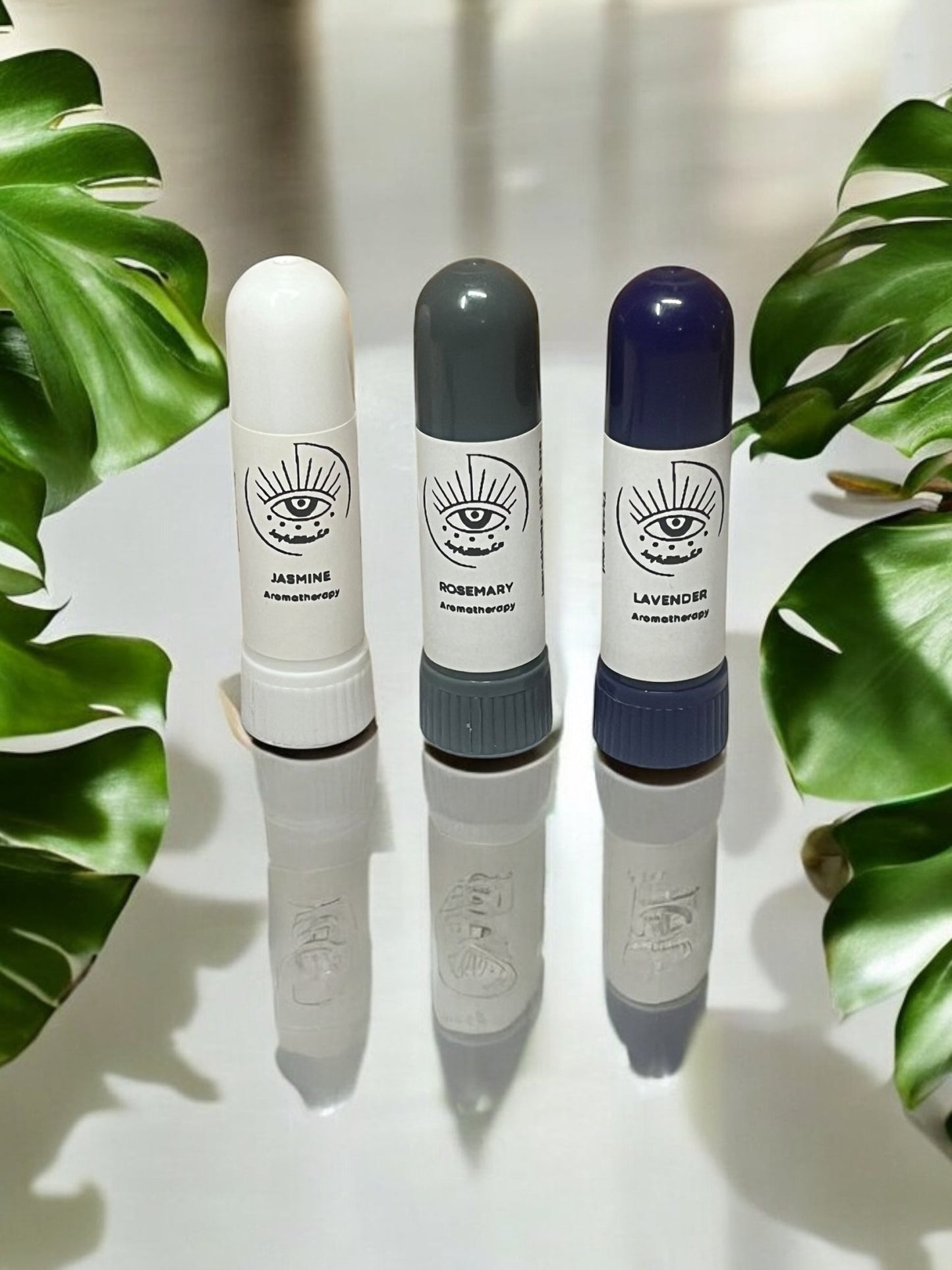 Balance & Bliss Aromatherapy Inhaler Trio – Jasmine, Rosemary, Lavender - JoyfulBliss Co.