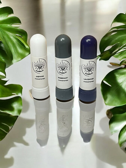 Balance & Bliss Aromatherapy Inhaler Trio – Jasmine, Rosemary, Lavender - JoyfulBliss Co.