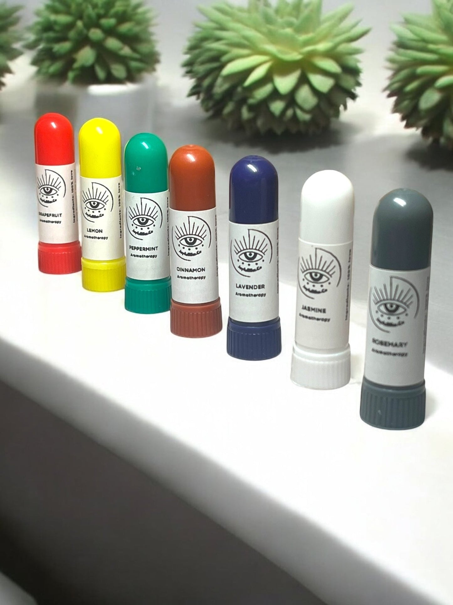 Complete Aromatherapy Inhaler Collection – 7 Essential Oil Blend Set - JoyfulBliss Co.