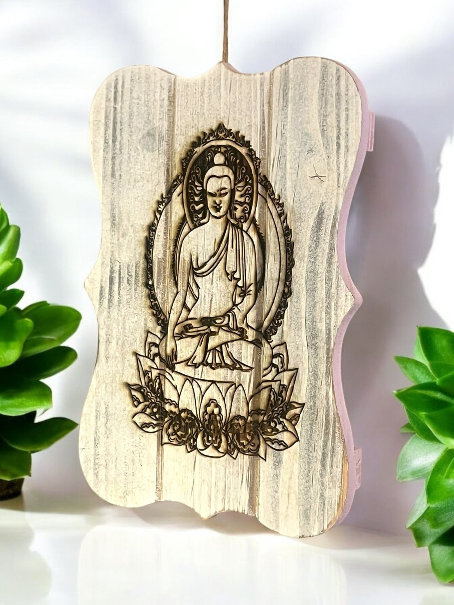 Engraved Wooden Hanging Plaque (4x6) - JoyfulBliss Co.