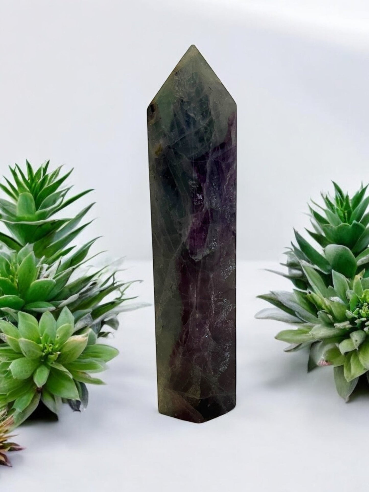 Fluorite Tower – 4 Inches - JoyfulBliss Co.