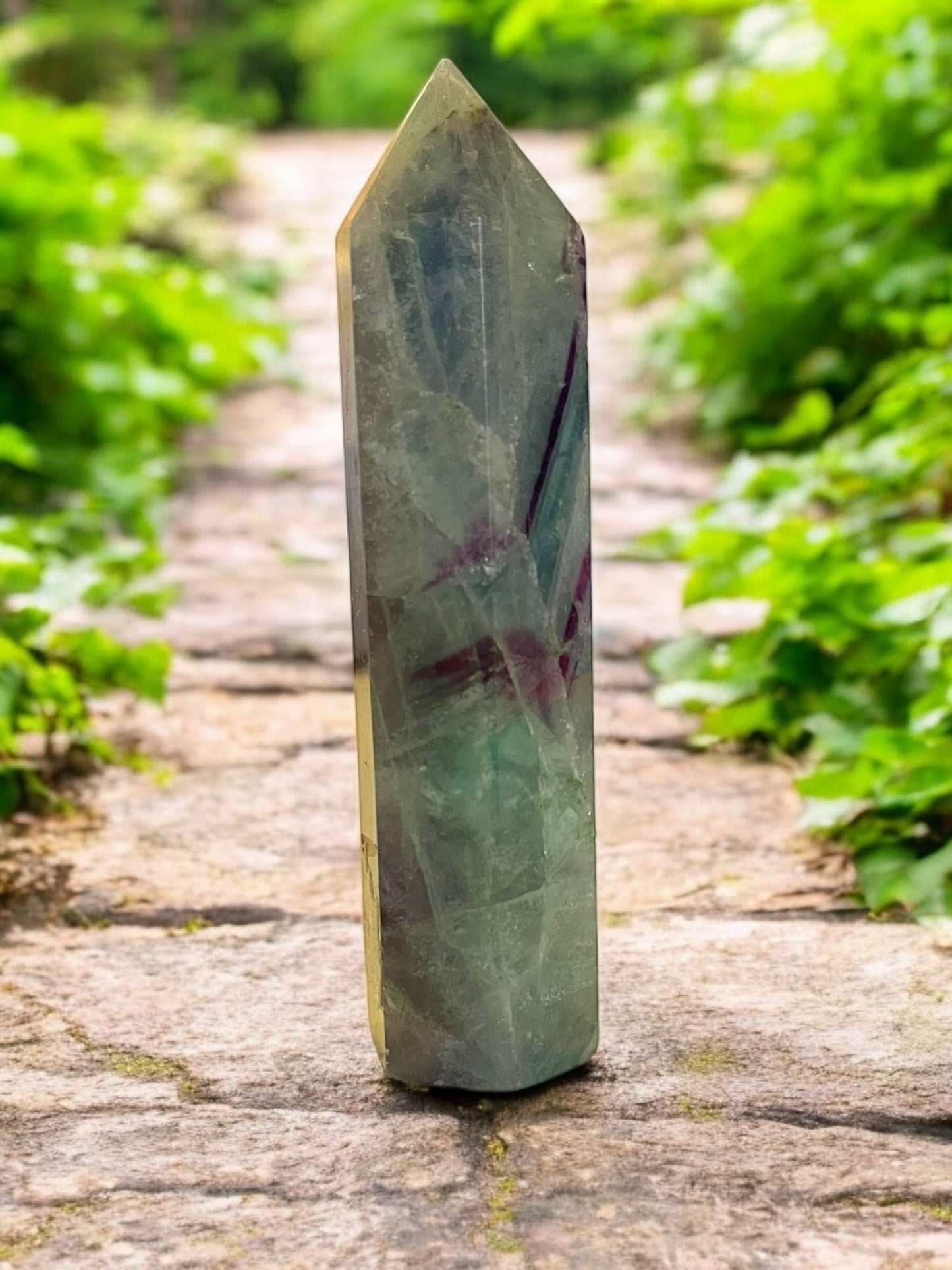 Fluorite Tower – 4 Inches - JoyfulBliss Co.