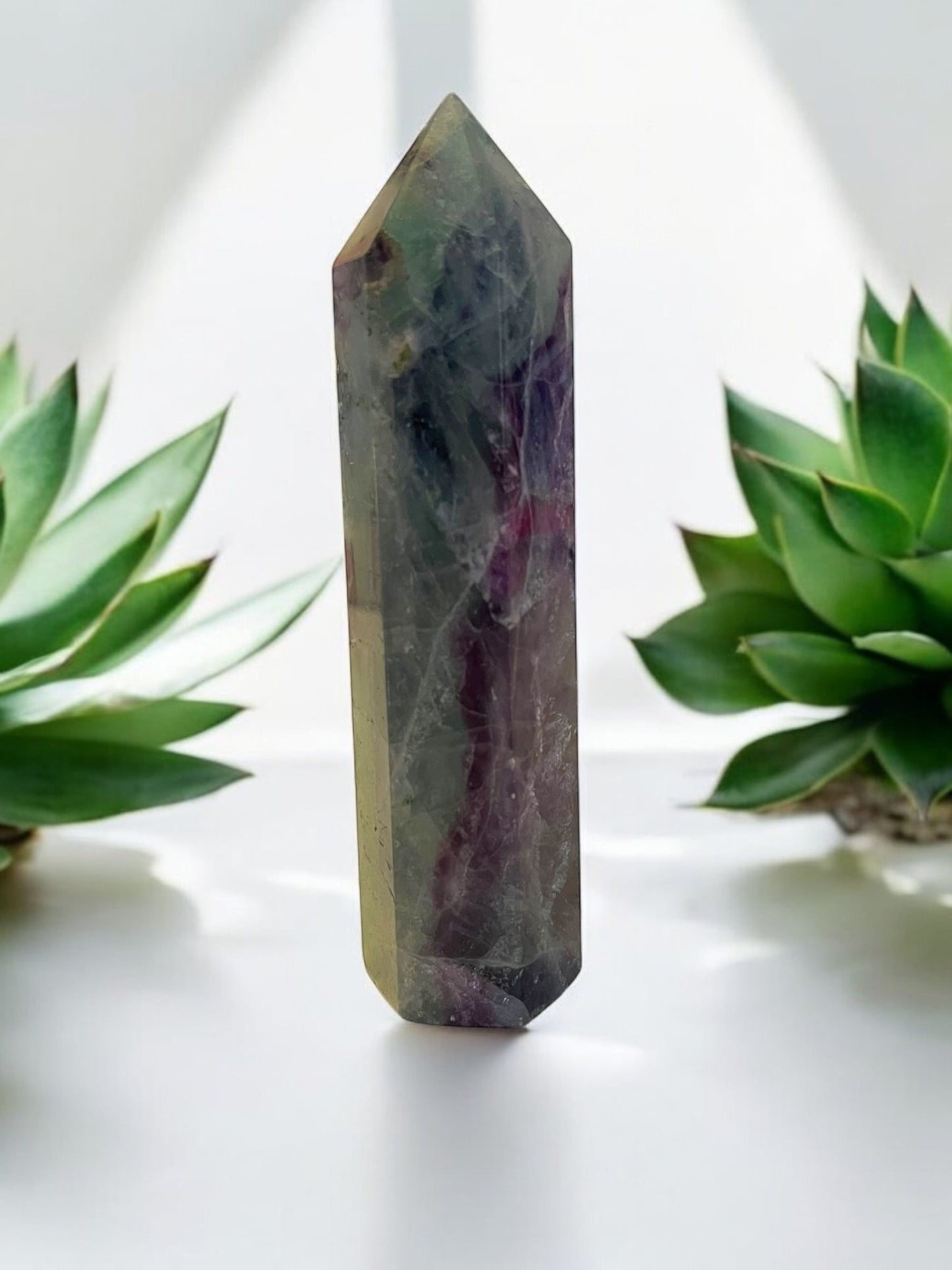 Fluorite Tower – 4 Inches - JoyfulBliss Co.