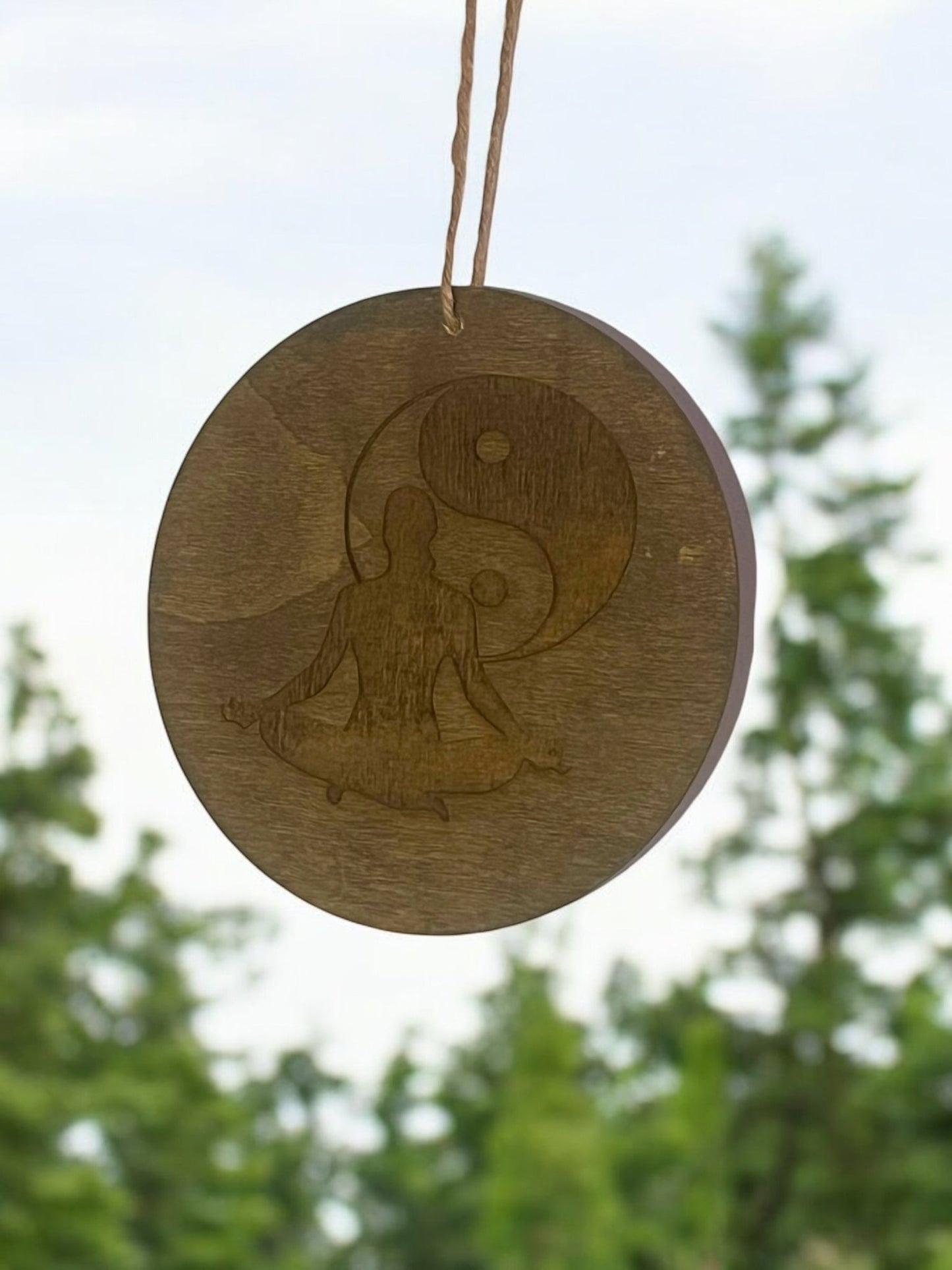 Inspirational Wooden Hanging Sign – Handcrafted 4x4 Inch Motivational Decor - JoyfulBliss Co.