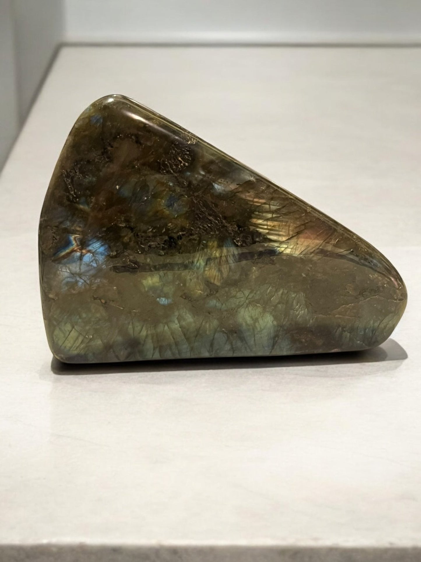 Labradorite Freeform Gemstone (3.5” x 5”) – Flashy - JoyfulBliss Co.