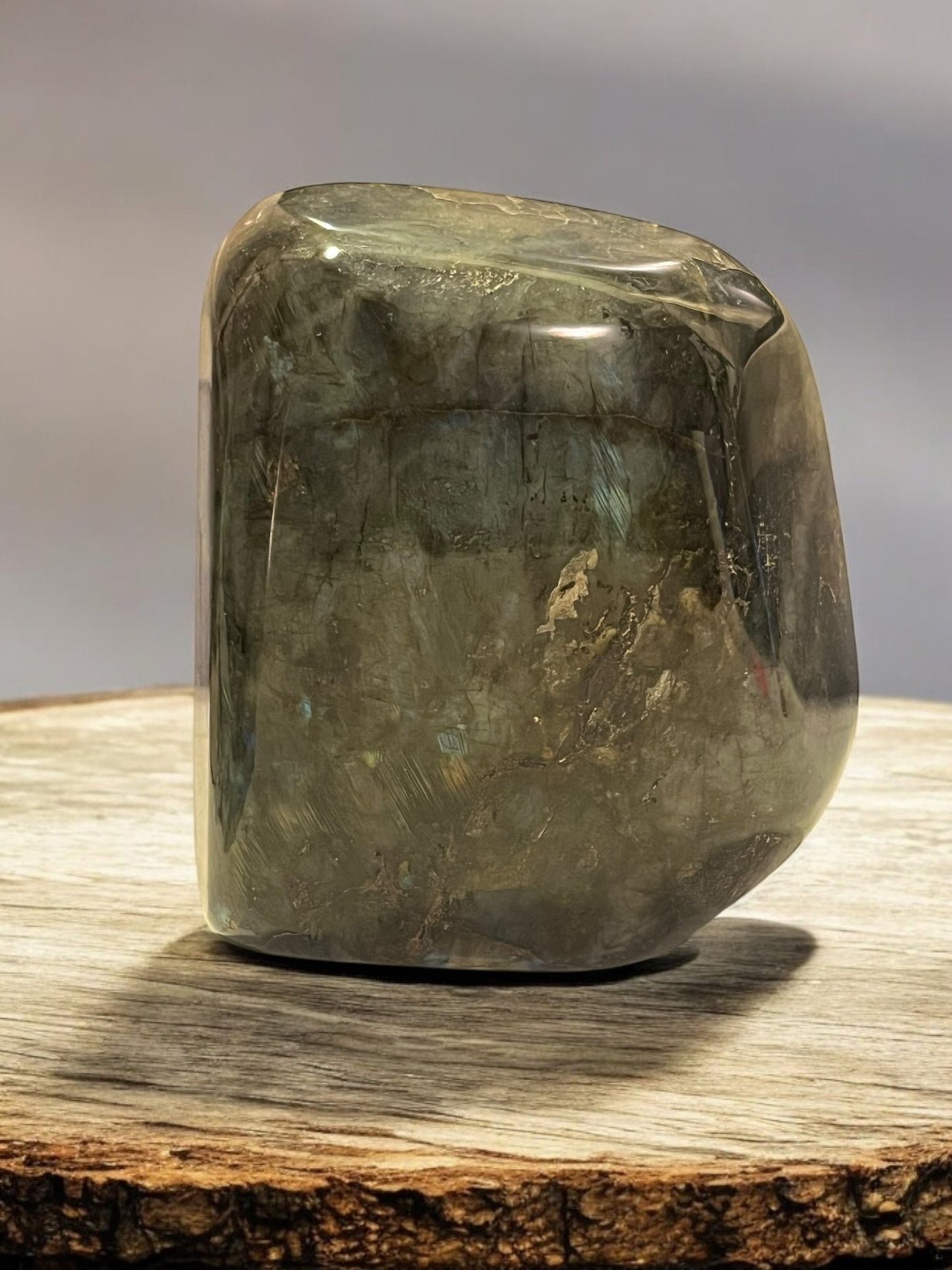 Labradorite Freeform Gemstone (4” x 4”) – Flashy Crystal - JoyfulBliss Co.