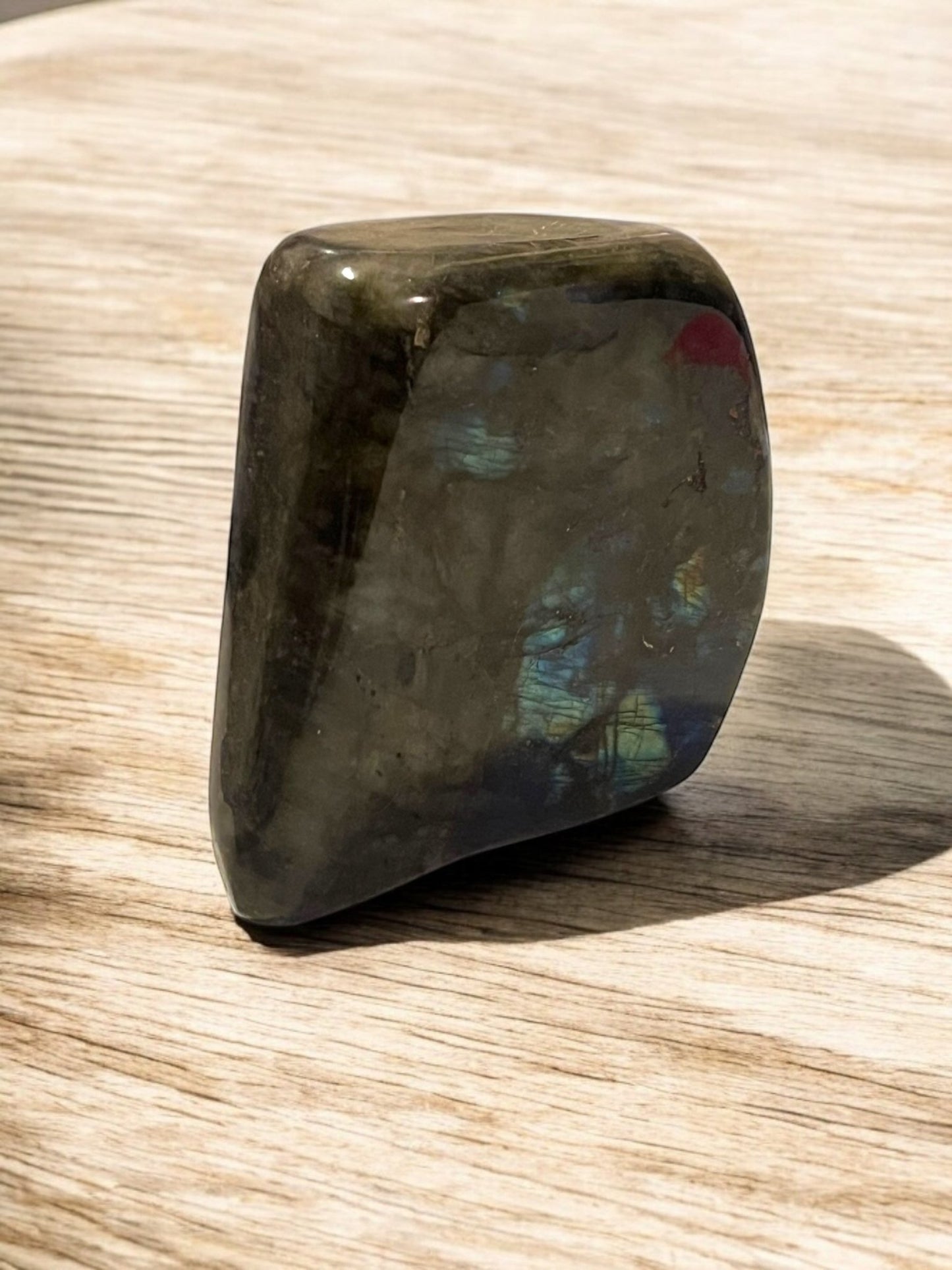 Labradorite Freeform Gemstone (4” x 4”) – Flashy Crystal - JoyfulBliss Co.
