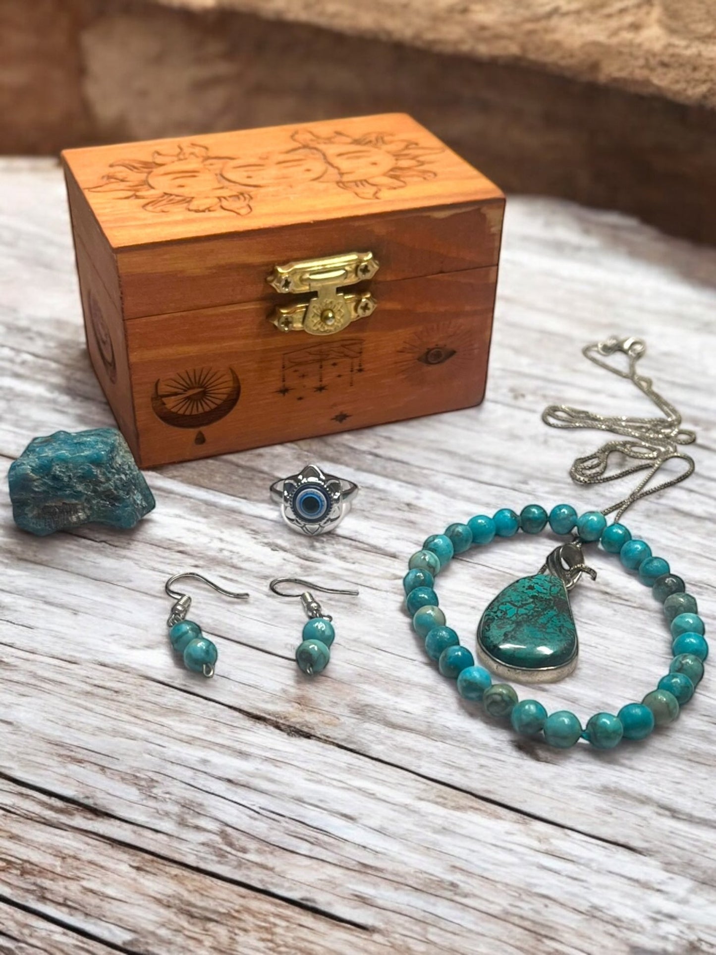 One-of-a-Kind Gemstone Jewelry Box Sets – Limited Edition - JoyfulBliss Co.