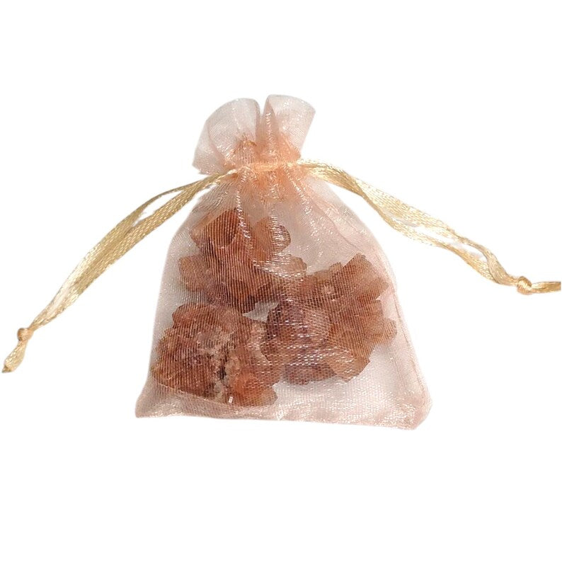 3 Natural Aragonite Heart Clusters Raw Healing Crystals in Gift Bag