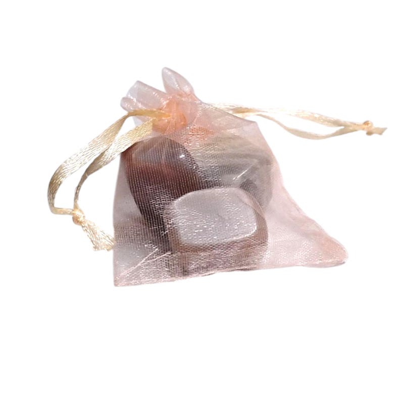 3 Multi-Color Moonstone Tumbled Stones – Intuition, Balance + Gift Bag