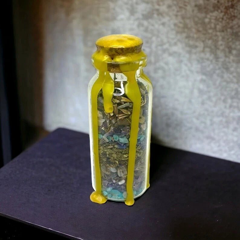 Positivity & Energize HandCrafted Spell Jar 1oz