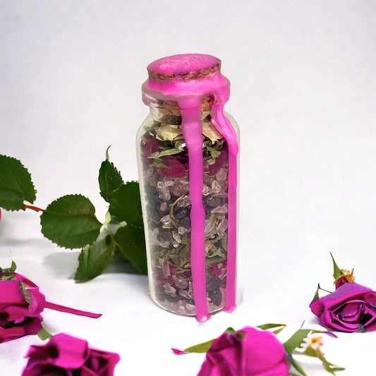 Love & Beauty Handcrafted Spell Jar 30ml - JoyfulBliss Co.