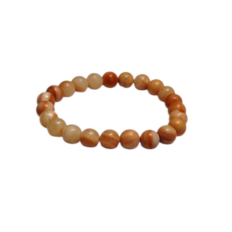 Carnelian Energy Bracelet with Two Carnelian Tumbled Stones – Motivation, Vitality & Confidence
