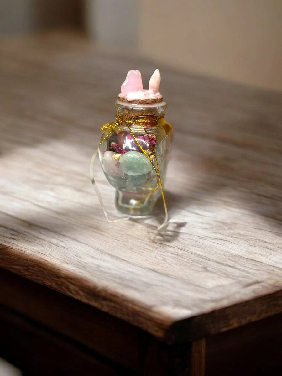 Heart of Love Spell Jar, Emotional Healing, Self-Love, and Happiness Vase