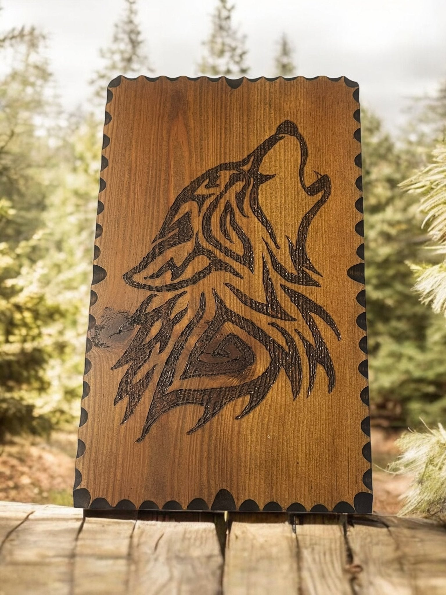 Rustic Spirit: Handcrafted Wooden Wall Art Collection - JoyfulBliss Co.