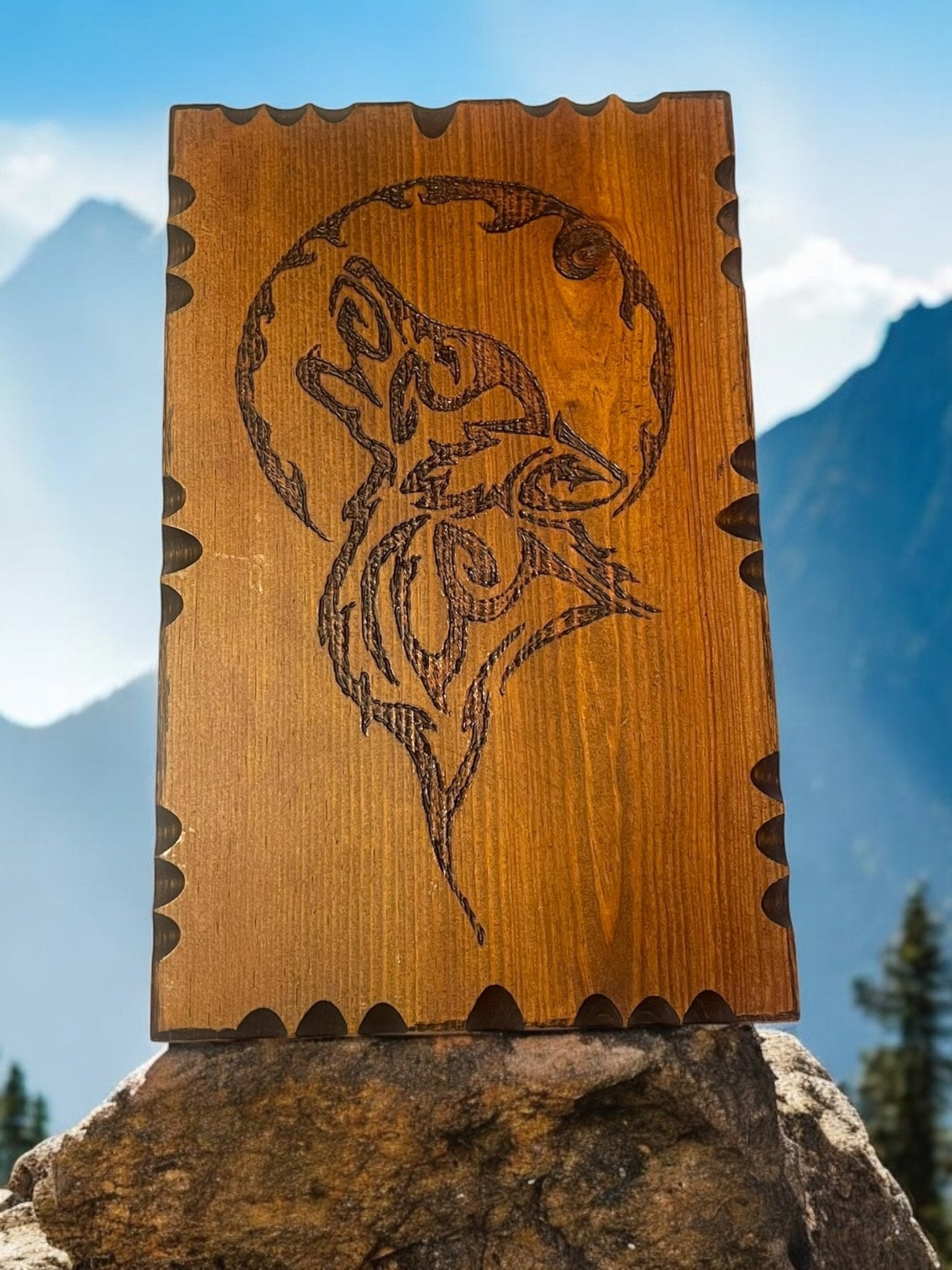 Rustic Spirit: Handcrafted Wooden Wall Art Collection - JoyfulBliss Co.