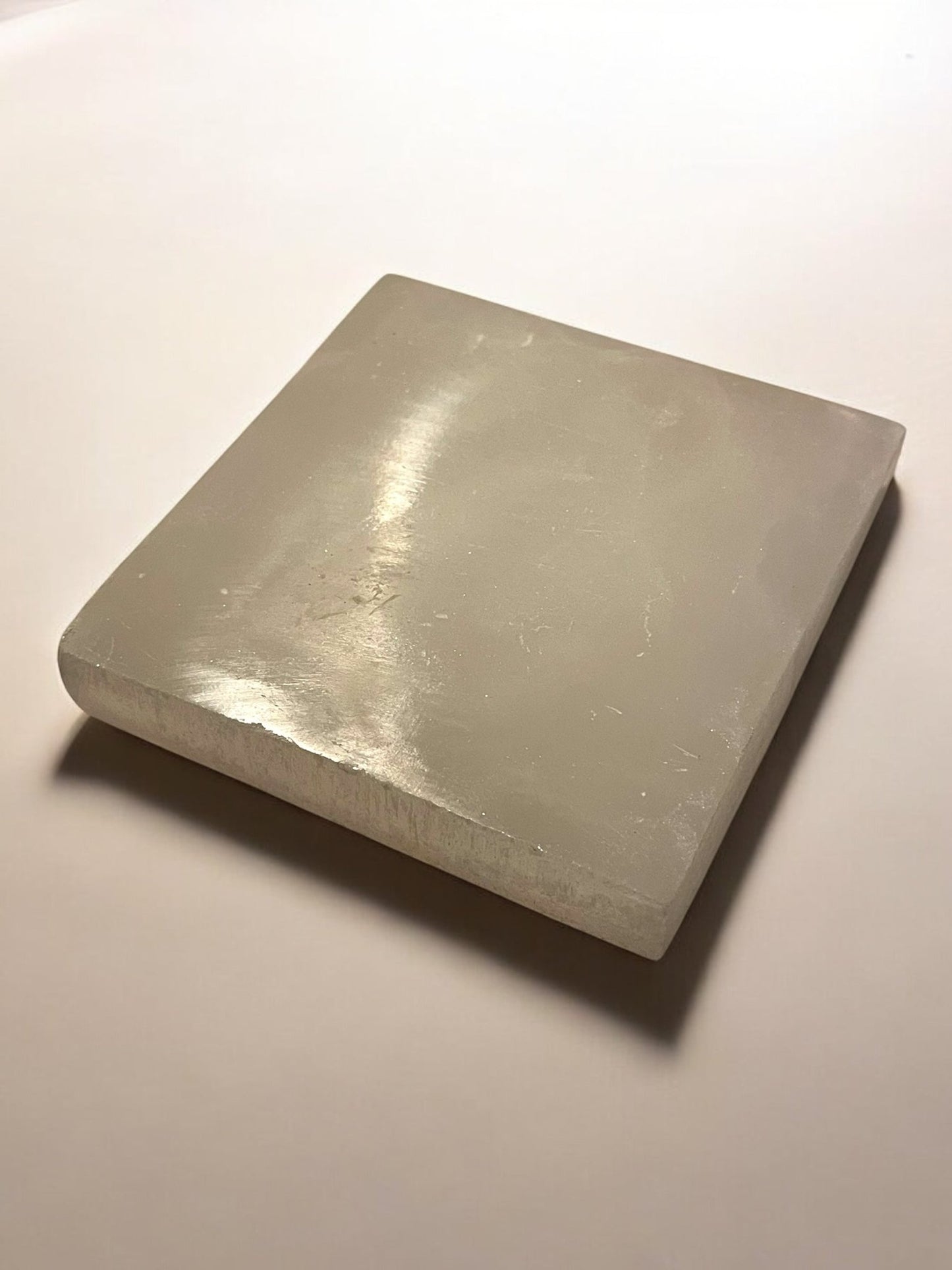 Selenite Crystal Engraved Charging Plate (4” x 4”) – Sacred Energy Cleanser & Amplifier - JoyfulBliss Co.