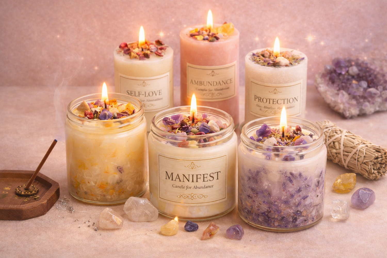 Infused Candles - JoyfulBliss Co.