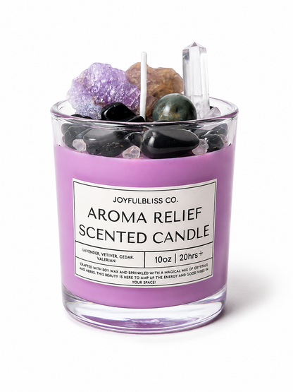 Aroma Relief Scented Candle – 10oz