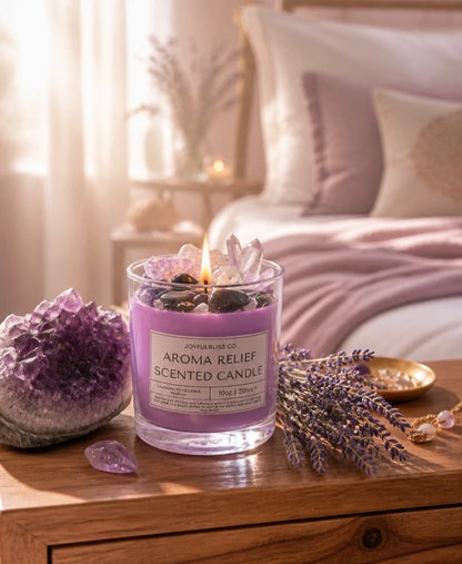 Aroma Relief Scented Candle – 10oz