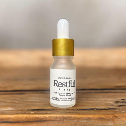 Restful Sleep Essential Oil Blend – Relaxing Night Aroma with Lavender, Vanilla, Chamomile, Sandalwood & Vetiver – Calming Natural Scent