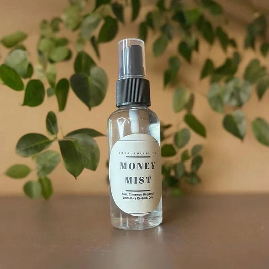 Money Mist Spray for Abundance | Basil Cinnamon Bergamot | Prosperity Room Spray | Wealth Manifestation Mist | JoyfulBliss Co
