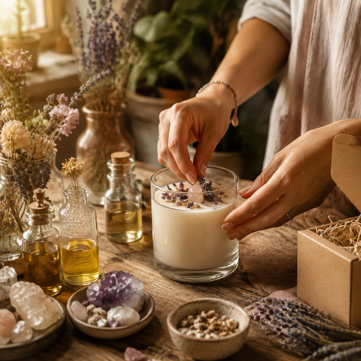 JoyfulBliss Co. family-owned spiritual business and handcrafted ritual products