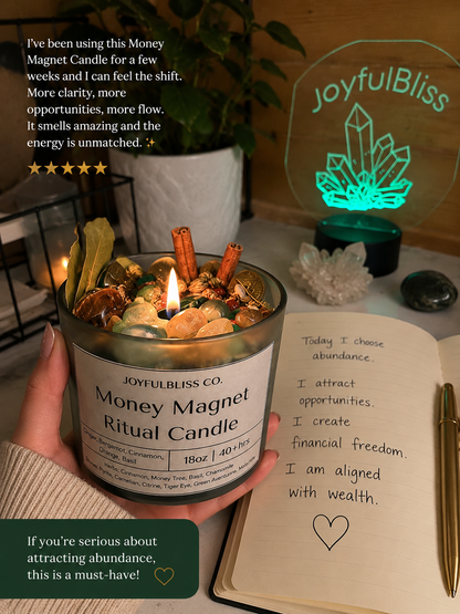 Money Magnet Ritual Candle™ | Attract Wealth, Prosperity & Abundance