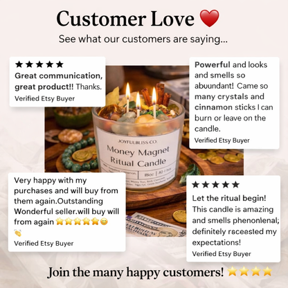 Money Magnet Ritual Candle™ | Attract Wealth, Prosperity & Abundance