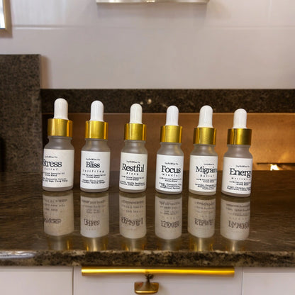 Essential Wellness Collection – 10ml Essential Oil Blend Set (6 Bottles)