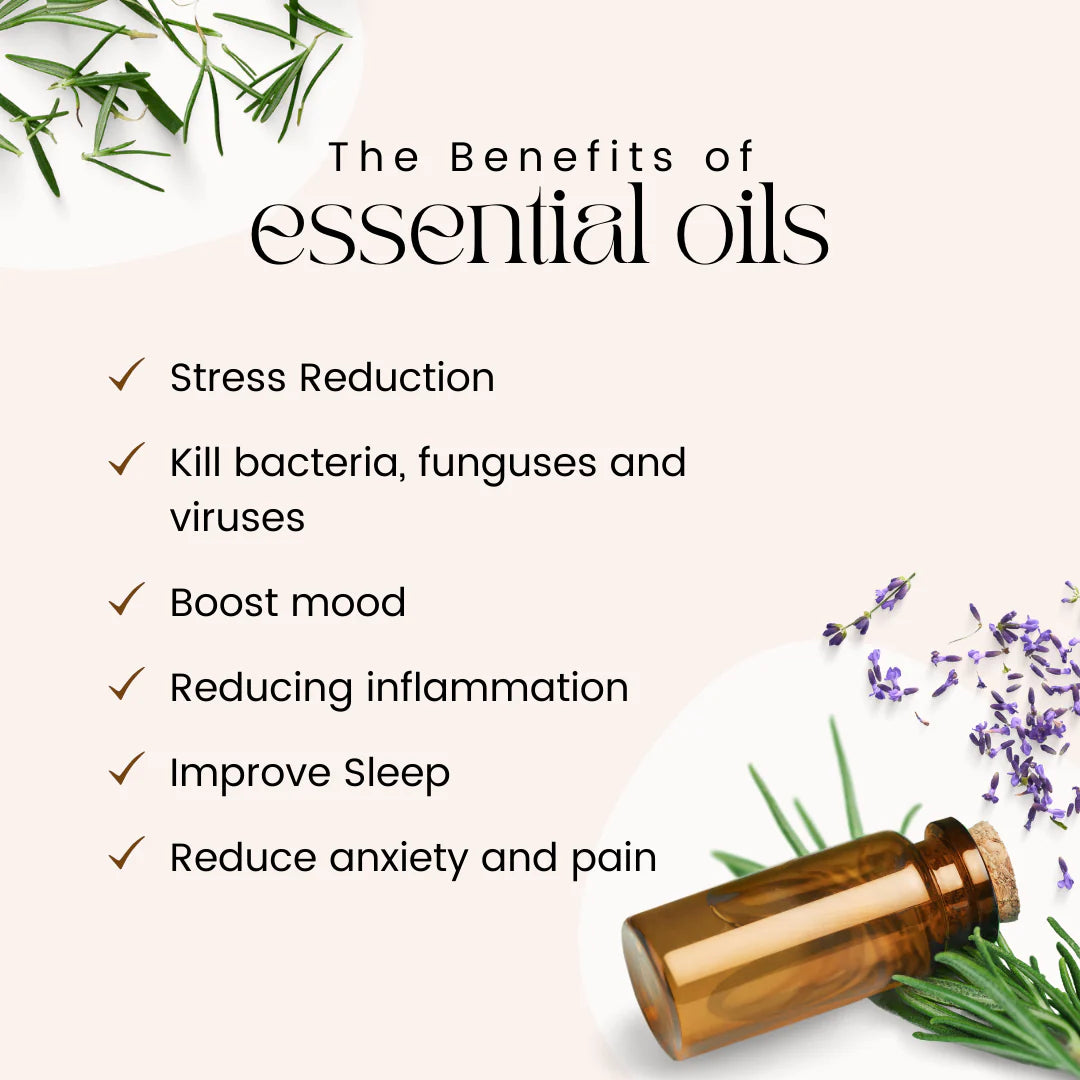 Essential Wellness Collection – 10ml Essential Oil Blend Set (6 Bottles)
