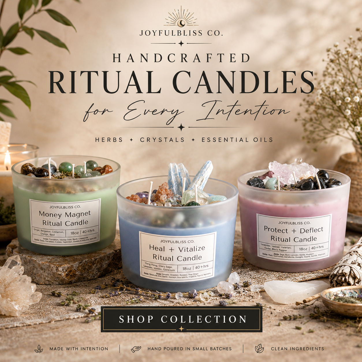 Heal & Vitalize Ritual Candle – 18oz