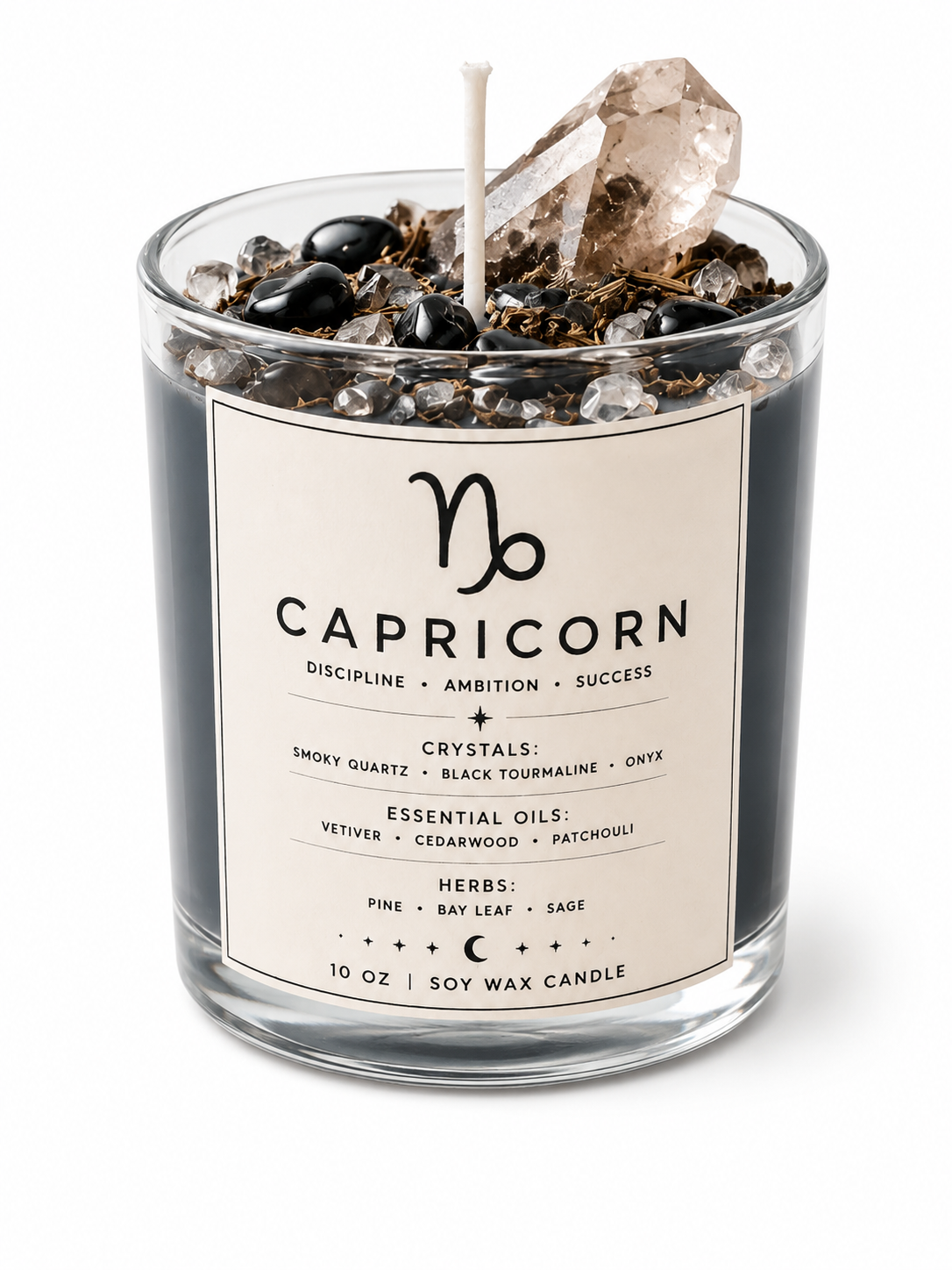 Capricorn Zodiac Energy Alignment 10oz Soy Wax Candle