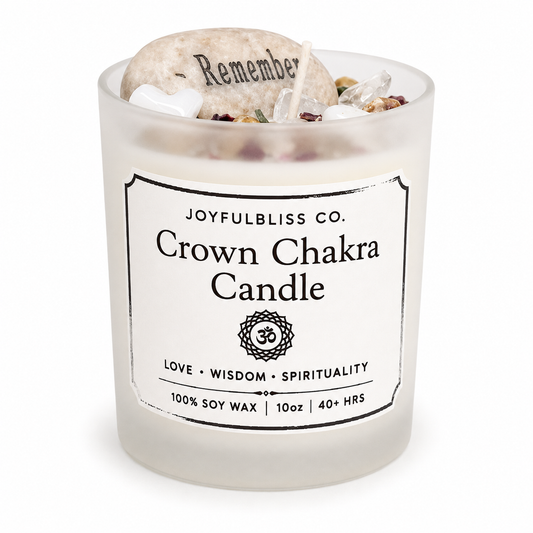 Crown Chakra Candle | Spiritual Healing Soy Wax Candle