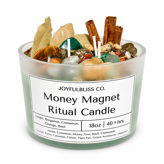 Money Magnet Ritual Candle | Prosperity Candle | 18 oz