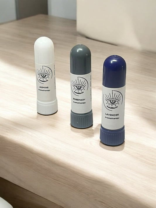 Balance & Bliss Aromatherapy Inhaler Trio – Jasmine, Rosemary, Lavender - JoyfulBliss Co.