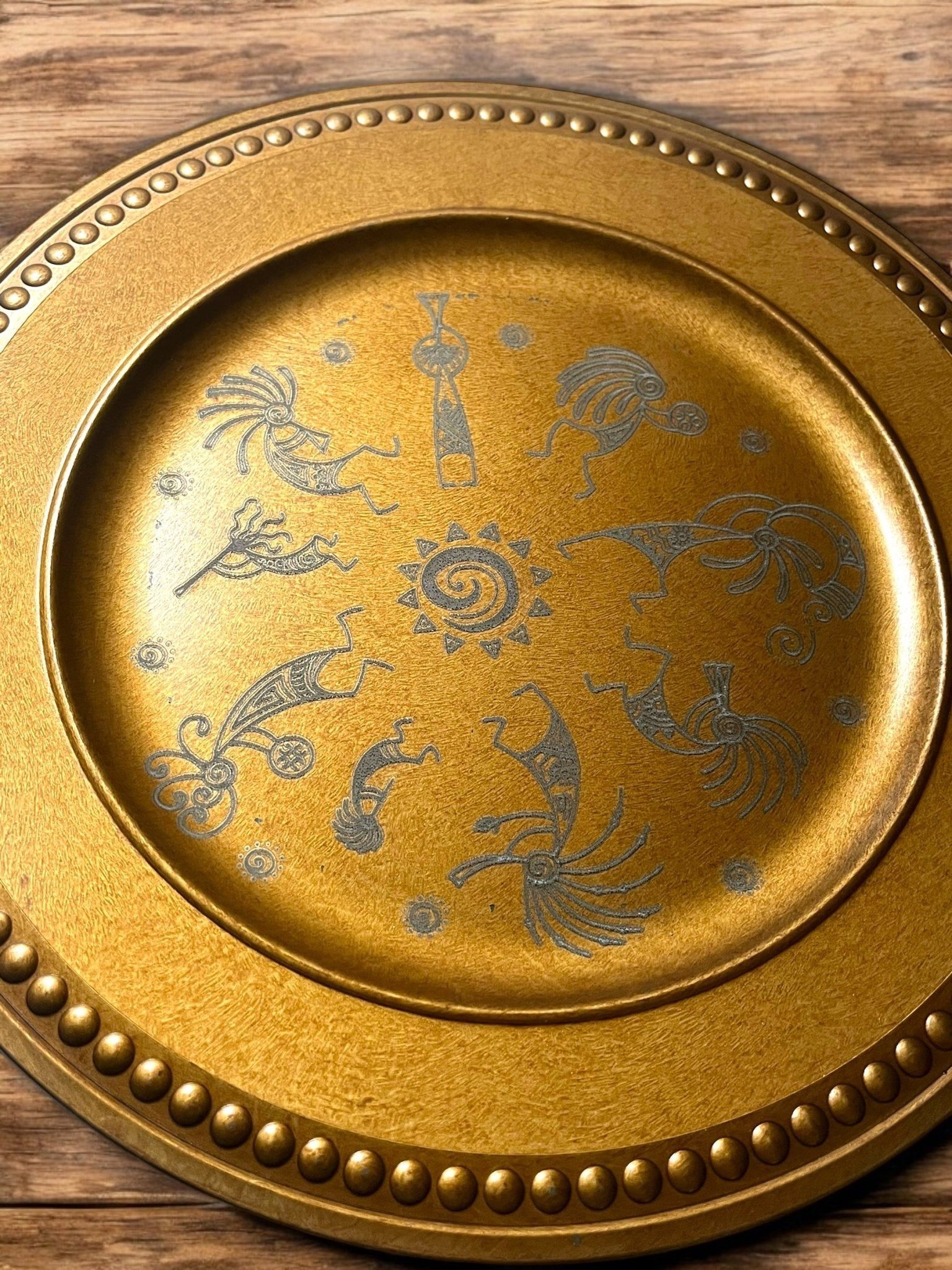 Engraved Decorative Charger Plates – 10” Spiritual & Celestial Designs - JoyfulBliss Co.