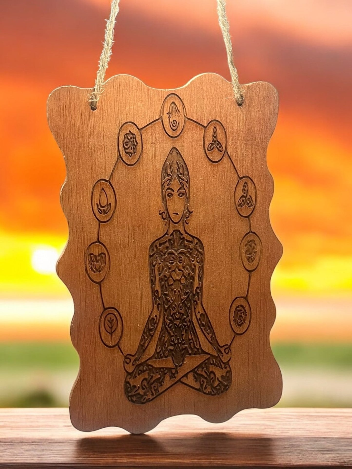 Engraved Wooden Hanging Plaque (4x6) - JoyfulBliss Co.