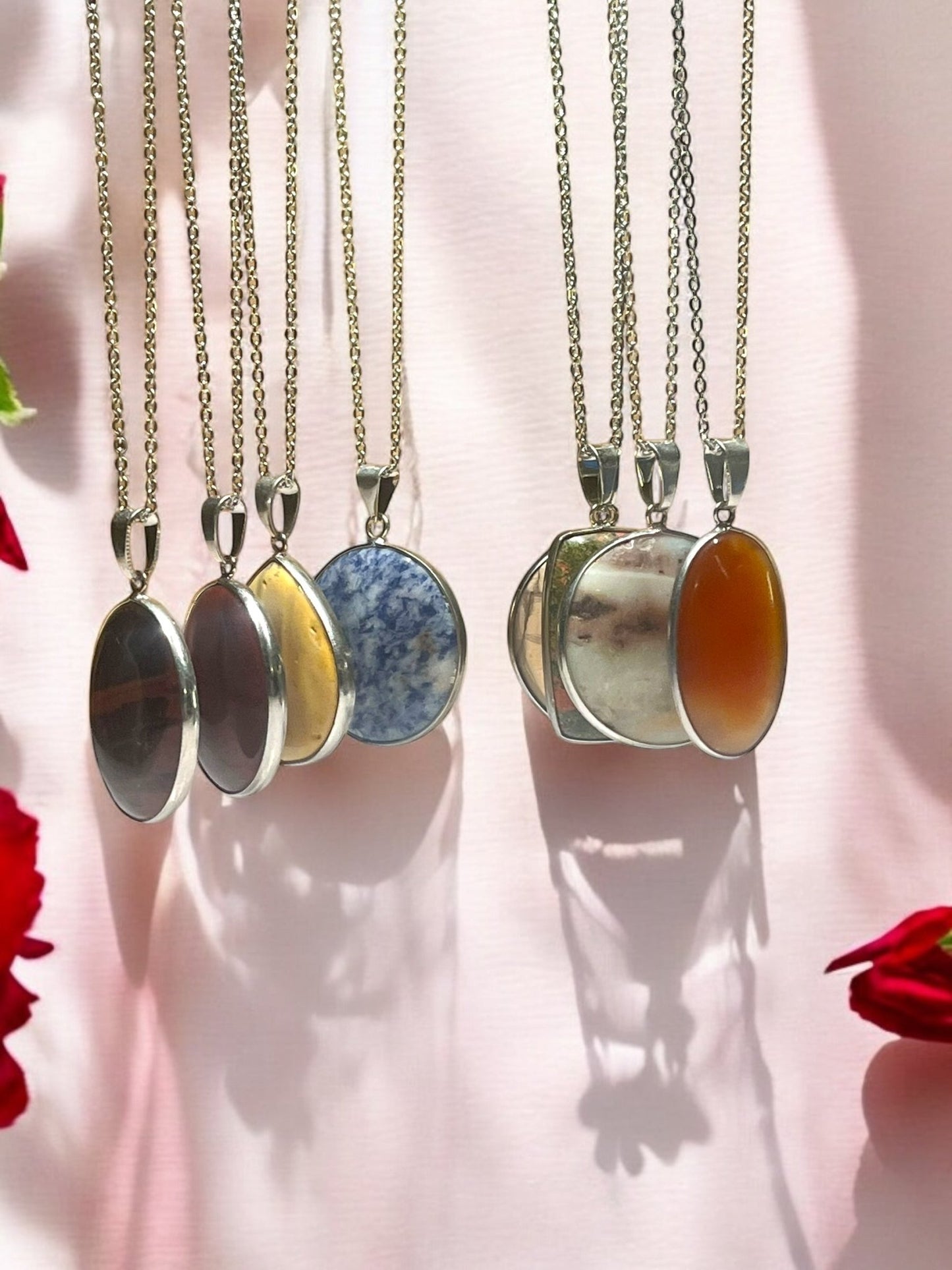Genuine Gemstone Pendant Necklaces – One-of-a-Kind Selections - JoyfulBliss Co.
