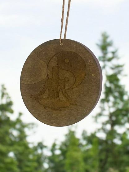 Inspirational Wooden Hanging Sign – Handcrafted 4x4 Inch Motivational Decor - JoyfulBliss Co.
