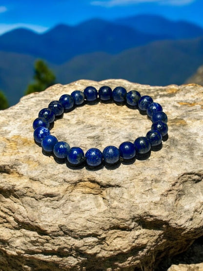 Natural Gemstone Bead Bracelets – Energy, Balance, Protection (Multiple Sizes & Stones Available) - JoyfulBliss Co.