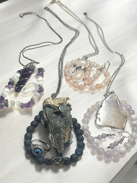 One-of-a-Kind Gemstone Jewelry Sets – Unique Pendants & Matching Accessories - JoyfulBliss Co.