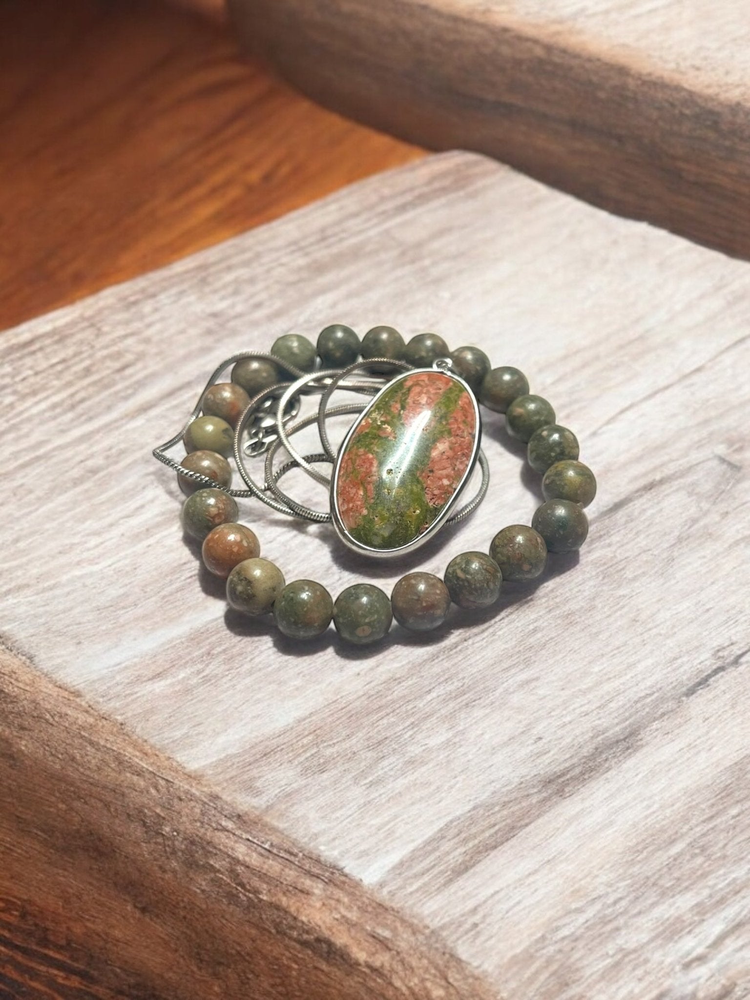 One-of-a-Kind Gemstone Pendant & Bracelet Sets – Unique Variations Available - JoyfulBliss Co.