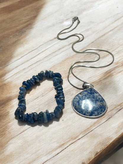One-of-a-Kind Gemstone Pendant & Bracelet Sets – Unique Variations Available - JoyfulBliss Co.
