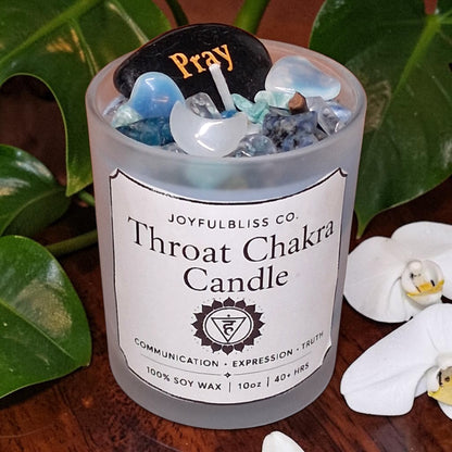 7 Chakra Candle Collection Set | Crystal Infused Soy Wax Meditation Candles | Spiritual Healing & Energy Balance Gift Set