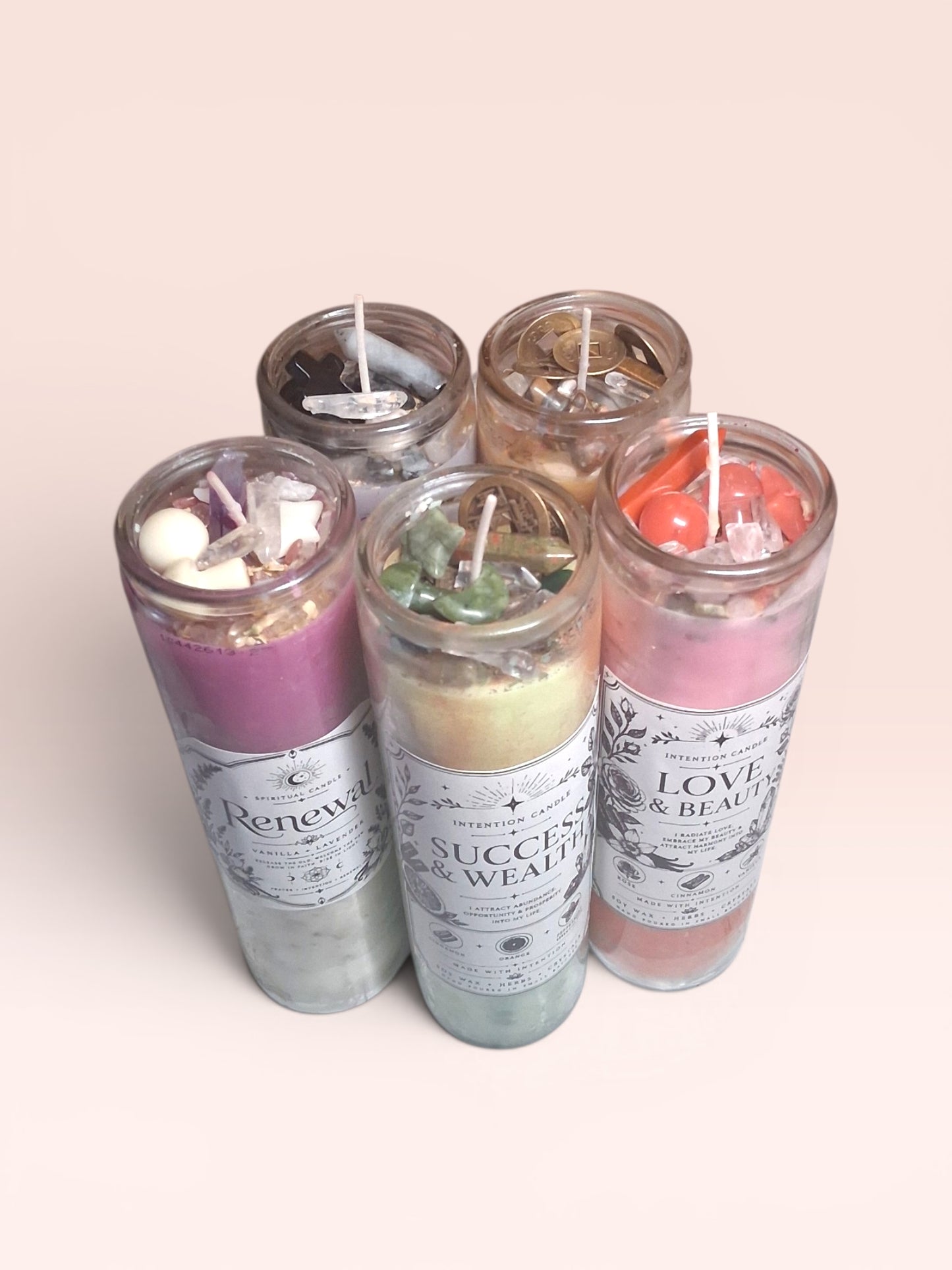 Road Block Remover Intention Candle | Spiritual Cleansing & Opportunity Ritual Candle | Lemongrass, Orange & Peppermint Soy Wax Candle
